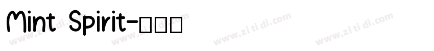 Mint Spirit字体转换